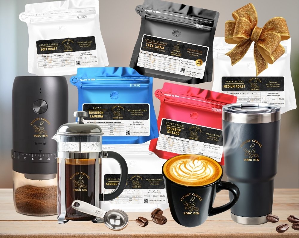 🎁 Todo Ben Coffee Gift Basket Collection - Luxury Indulgence Basket
